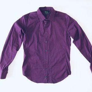 Zara Man Deep Violet Button-Up